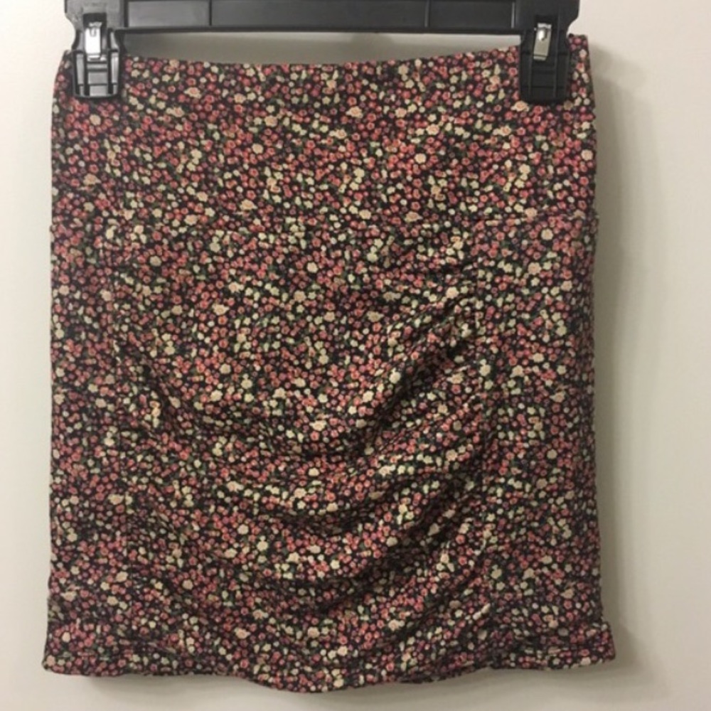 Free People floral pencil skirt